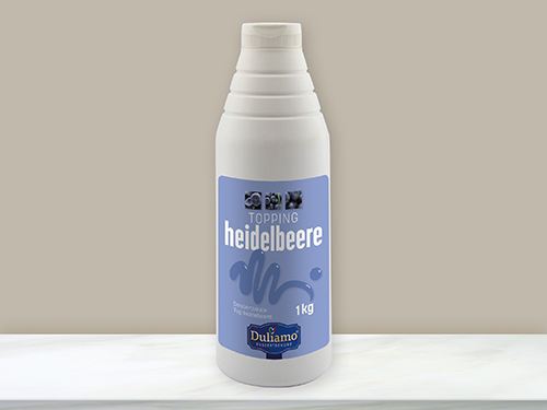 DULIAMO Heidelbeer Topping Des6x1kg-Flasche 