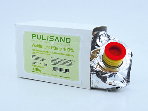 PULISANO Waldfrucht-Püree 100%8x1,5kg-Beutel 