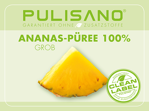 PULISANO Ananas-Püree 100% 8x1,5kg-Beutel 