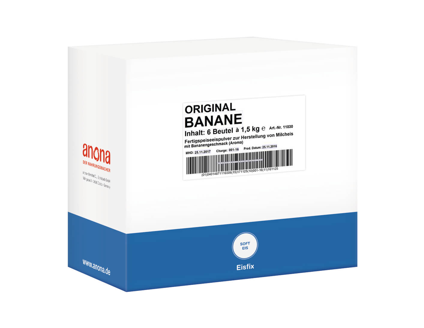 Anona Banane Soft Original 1106x1,5kg-Btl.=9kg Karton 