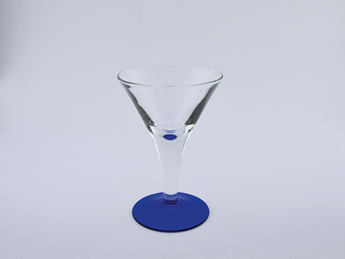 Glas G1-1228B 400ml blau Serena ca. H18cm/Ø12,5cm 